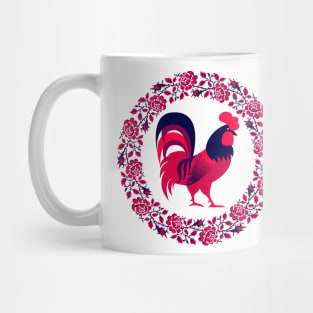 Rooster Blossom Mug